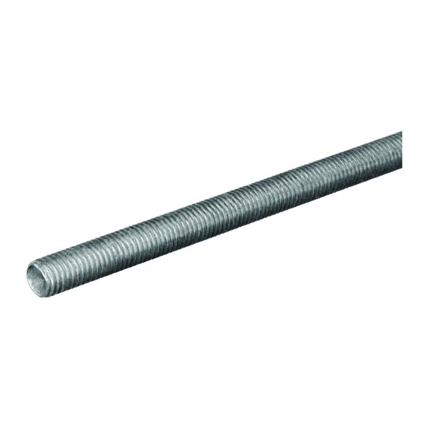 Steelworks SteelWorks 1/4 in. D X 12 in. L Low Carbon Steel Threaded Rod 11007 - main